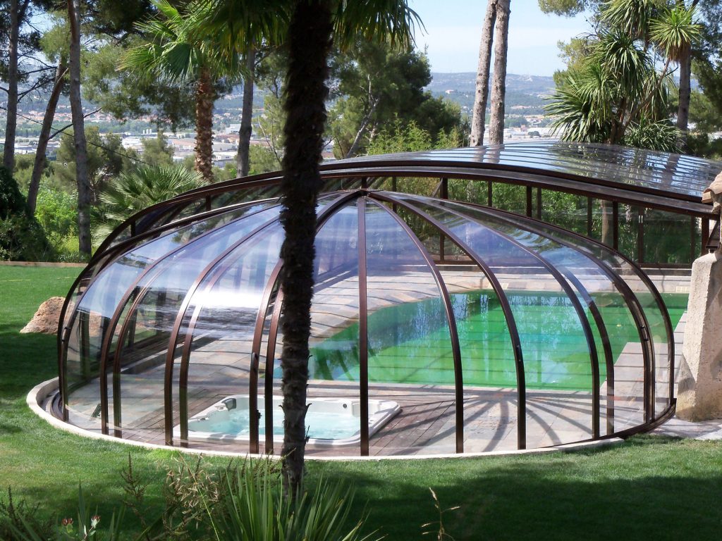 abri piscine rotonde sublime extens